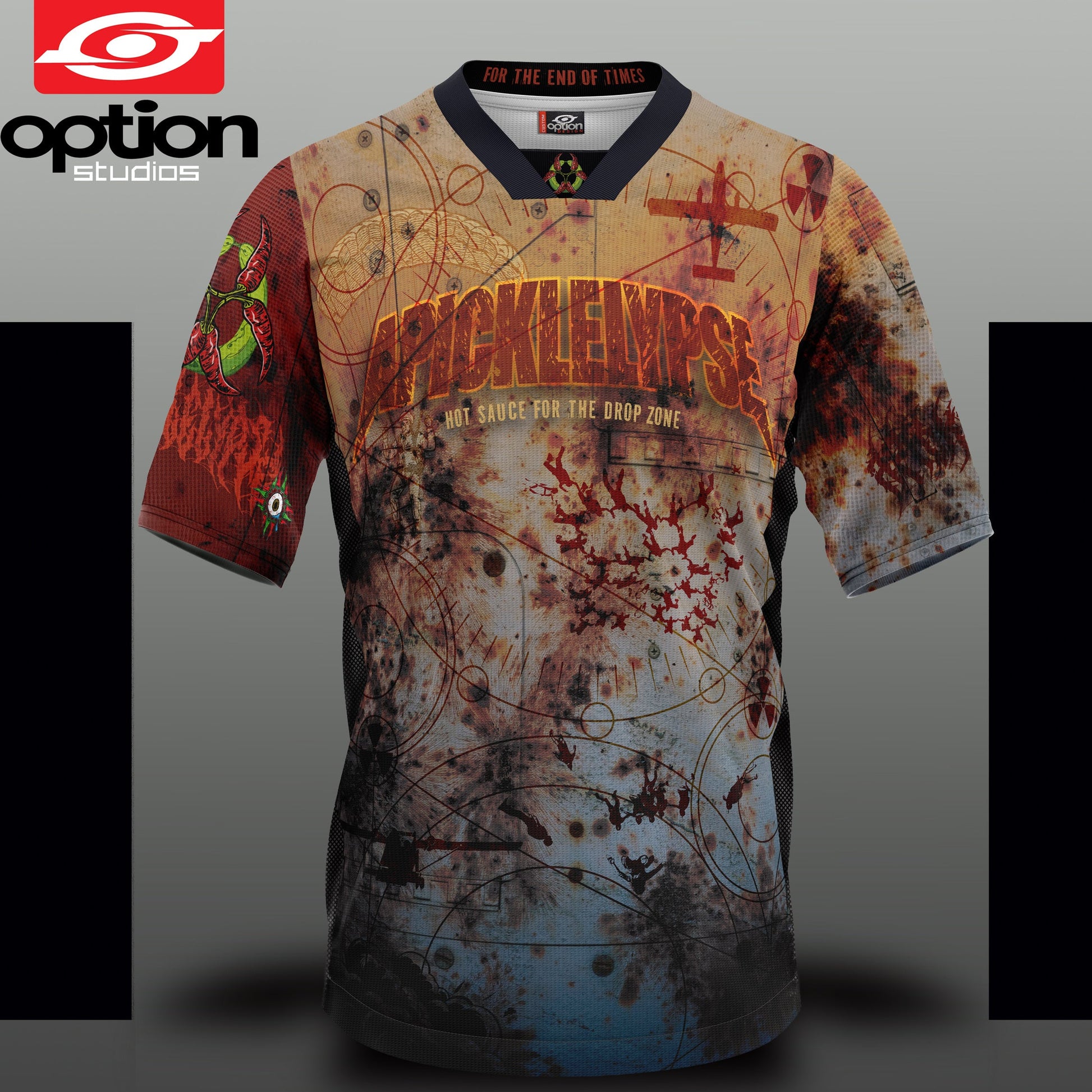 Apicklelypse Skydiving Jersey SHORT SLEEVE - PREORDER