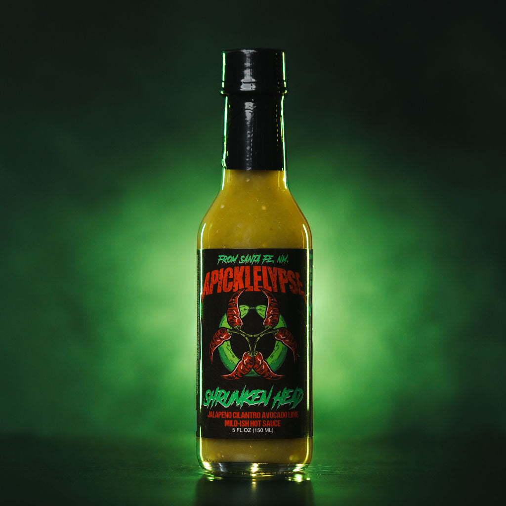 Shrunken Head - Jalapeño, Tomatillo, Cilantro, Avocado,  Lime - Mildish